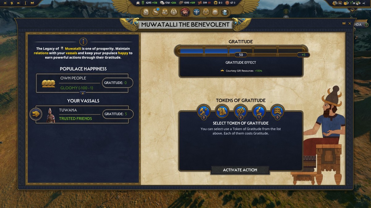 Total War: Pharaoh Muwatalli Ancient Legacy screen.
